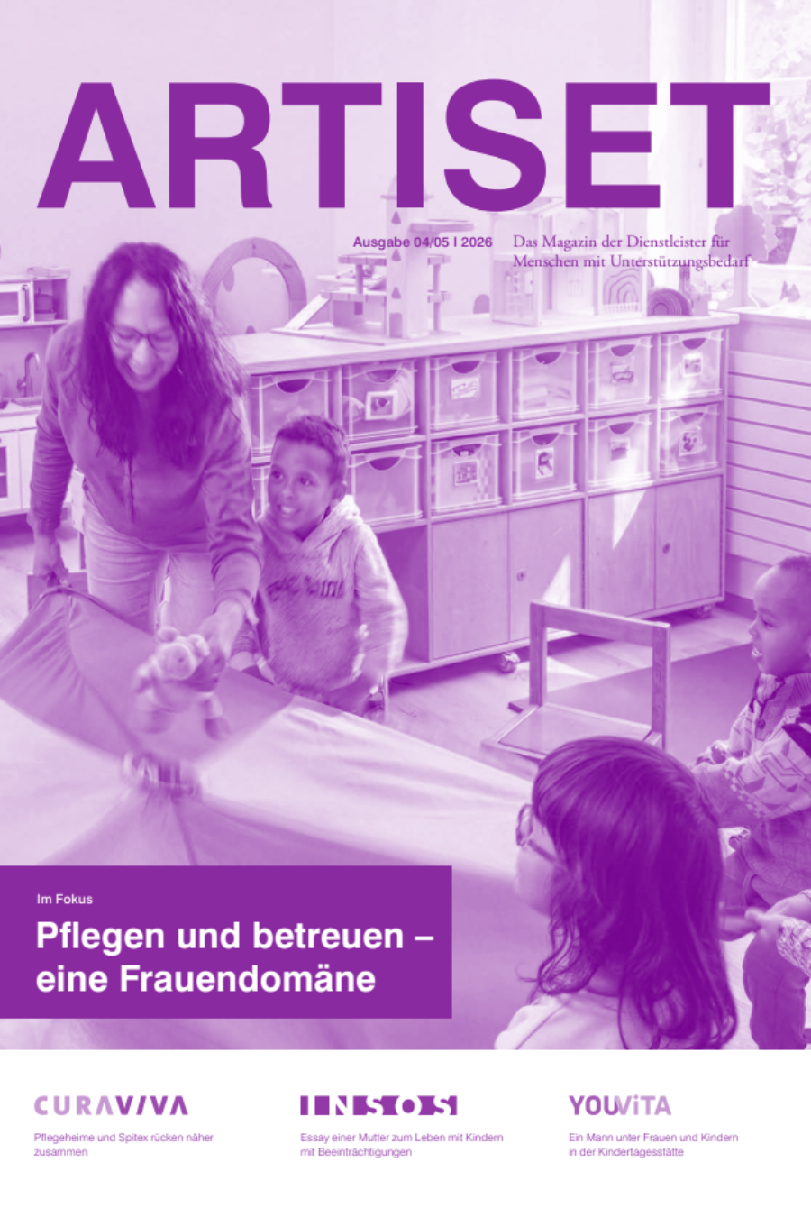 ARTISET. Das Magazin der Dienstleister für Menschen mit Unterstützungsbedarf. Ausgabe 04/05 2026.